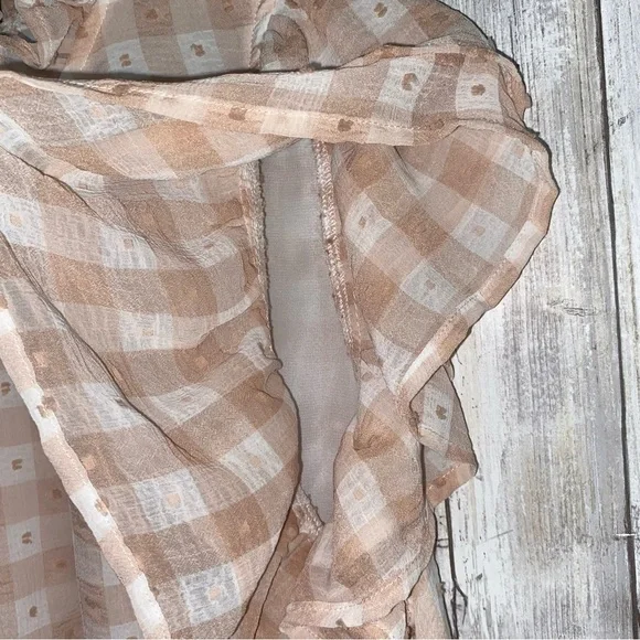 Entro We’ll Always Have Summer Pink Gingham Blouse - Picture 6 of 10